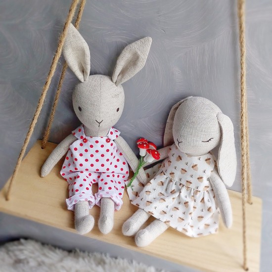 2 in 1 stuffed bunny with clothes pdf pattern and tutorial, rabbit pattern, eco toy, stuffed animal pattern, rag doll pdf, easy pattern 2 in 1 stuffed bunny with clothes pdf pattern and tutorial, rabbit pattern, eco toy, stuffed animal pattern, rag doll pdf, easy pattern