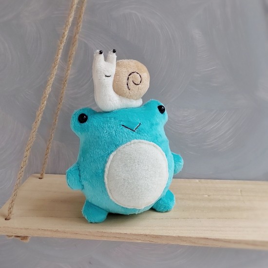 Frog and snail Pdf pattern Fluffy frog sewing tutorial stuffed animal pattern easy pattern plushie pattern Frog and snail Pdf pattern Fluffy frog sewing tutorial stuffed animal pattern easy pattern plushie pattern