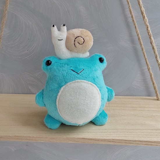 Frog and snail Pdf pattern Fluffy frog sewing tutorial stuffed animal pattern easy pattern plushie pattern Frog and snail Pdf pattern Fluffy frog sewing tutorial stuffed animal pattern easy pattern plushie pattern