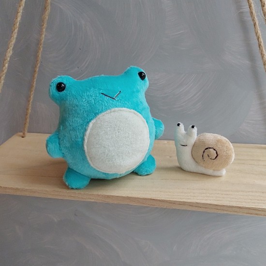 Frog and snail Pdf pattern Fluffy frog sewing tutorial stuffed animal pattern easy pattern plushie pattern Frog and snail Pdf pattern Fluffy frog sewing tutorial stuffed animal pattern easy pattern plushie pattern