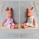 Rag fawn doll 2 in 1 with romper/dress pdf pattern and tutorial, deer pattern, for baby, eco toy sewing pattern, stuffed animal pattern Rag fawn doll 2 in 1 with romper/dress pdf pattern and tutorial, deer pattern, for baby, eco toy sewing pattern, stuffed animal pattern