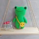 Frog with duck bag Pdf pattern and tutorial, plush frog sewing tutorial, stuffed animal pattern, easy pattern, plushie pattern Frog with duck bag Pdf pattern and tutorial, plush frog sewing tutorial, stuffed animal pattern, easy pattern, plushie pattern