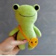 Frog with duck bag Pdf pattern and tutorial, plush frog sewing tutorial, stuffed animal pattern, easy pattern, plushie pattern Frog with duck bag Pdf pattern and tutorial, plush frog sewing tutorial, stuffed animal pattern, easy pattern, plushie pattern