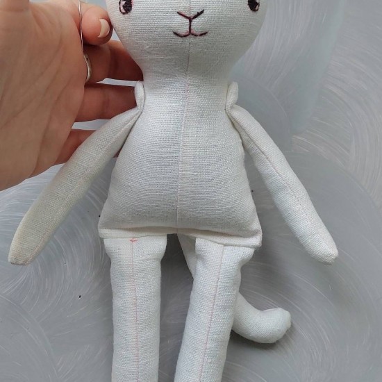 Cat sewing pattern, 12" stuffed cat doll with clothes, pdf tutorial, kitty pattern, eco toy, stuffed animal pattern, rag doll, easy pattern Cat sewing pattern, 12" stuffed cat doll with clothes, pdf tutorial, kitty pattern, eco toy, stuffed animal pattern, rag doll, easy pattern