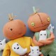 2-in-1 Pumpkin boy and girl sewing pattern, ghost pattern, funny halloween doll, 12" stuffed doll with clothes, rag doll, handmade halloween 2-in-1 Pumpkin boy and girl sewing pattern, ghost pattern, funny halloween doll, 12" stuffed doll with clothes, rag doll, handmade halloween