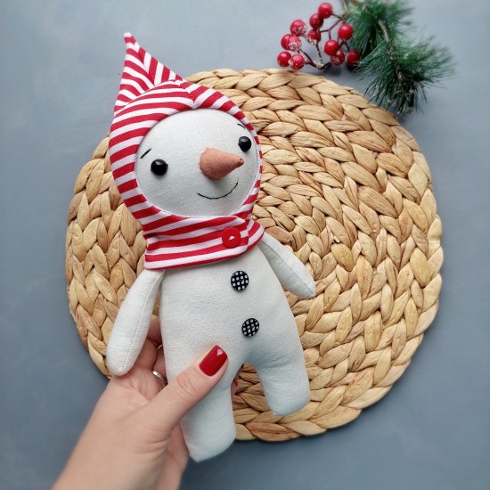 Gingerbread man&snowman pattern and tutorial, Christmas pattern, toy sewing pattern, stuffed doll pattern, easy pattern Gingerbread man&snowman pattern and tutorial, Christmas pattern, toy sewing pattern, stuffed doll pattern, easy pattern