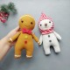 Gingerbread man&snowman pattern and tutorial, Christmas pattern, toy sewing pattern, stuffed doll pattern, easy pattern Gingerbread man&snowman pattern and tutorial, Christmas pattern, toy sewing pattern, stuffed doll pattern, easy pattern