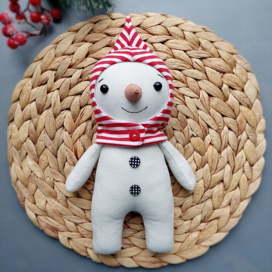Gingerbread man&snowman pattern and tutorial, Christmas pattern, toy sewing pattern, stuffed doll pattern, easy pattern Gingerbread man&snowman pattern and tutorial, Christmas pattern, toy sewing pattern, stuffed doll pattern, easy pattern