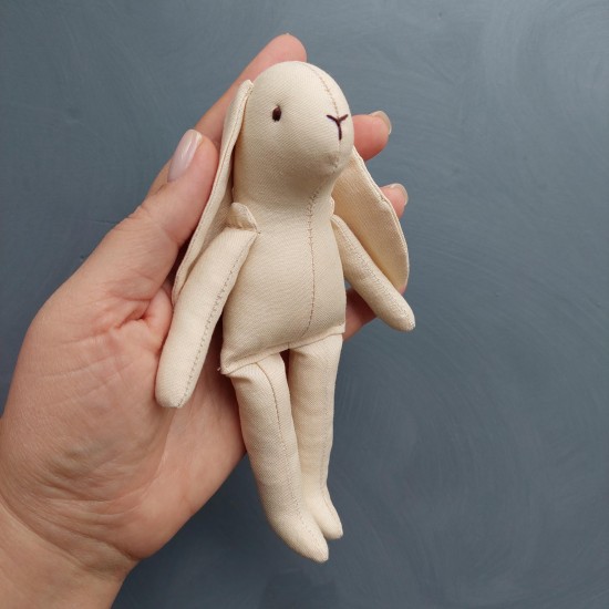6" Bunny pattern and tutorial, 2 in 1 bunhy with clothes pattern, eco toy sewing pattern, stuffed animal pattern, easy pattern 6" Bunny pattern and tutorial, 2 in 1 bunhy with clothes pattern, eco toy sewing pattern, stuffed animal pattern, easy pattern