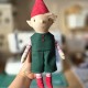 Christmas Elf pattern and tutorial, 12" Elf pattern, toy sewing pattern, stuffed doll pattern, easy pattern Christmas Elf pattern and tutorial, 12" Elf pattern, toy sewing pattern, stuffed doll pattern, easy pattern