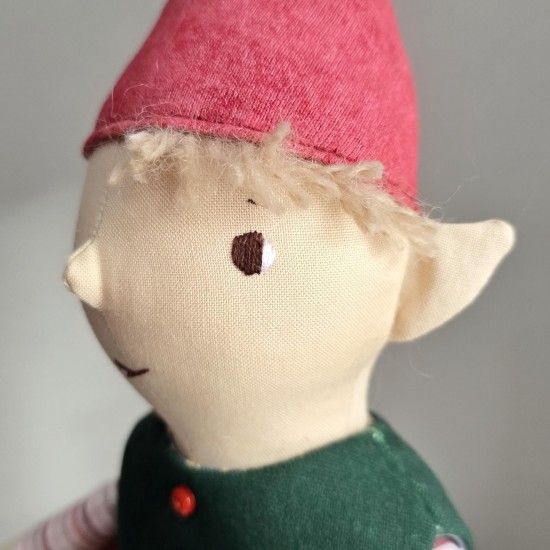Christmas Elf pattern and tutorial, 12" Elf pattern, toy sewing pattern, stuffed doll pattern, easy pattern Christmas Elf pattern and tutorial, 12" Elf pattern, toy sewing pattern, stuffed doll pattern, easy pattern