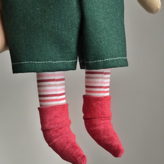 Christmas Elf pattern and tutorial, 12" Elf pattern, toy sewing pattern, stuffed doll pattern, easy pattern Christmas Elf pattern and tutorial, 12" Elf pattern, toy sewing pattern, stuffed doll pattern, easy pattern
